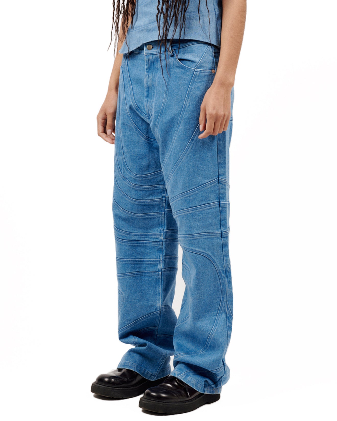 Waves Denim Trousers