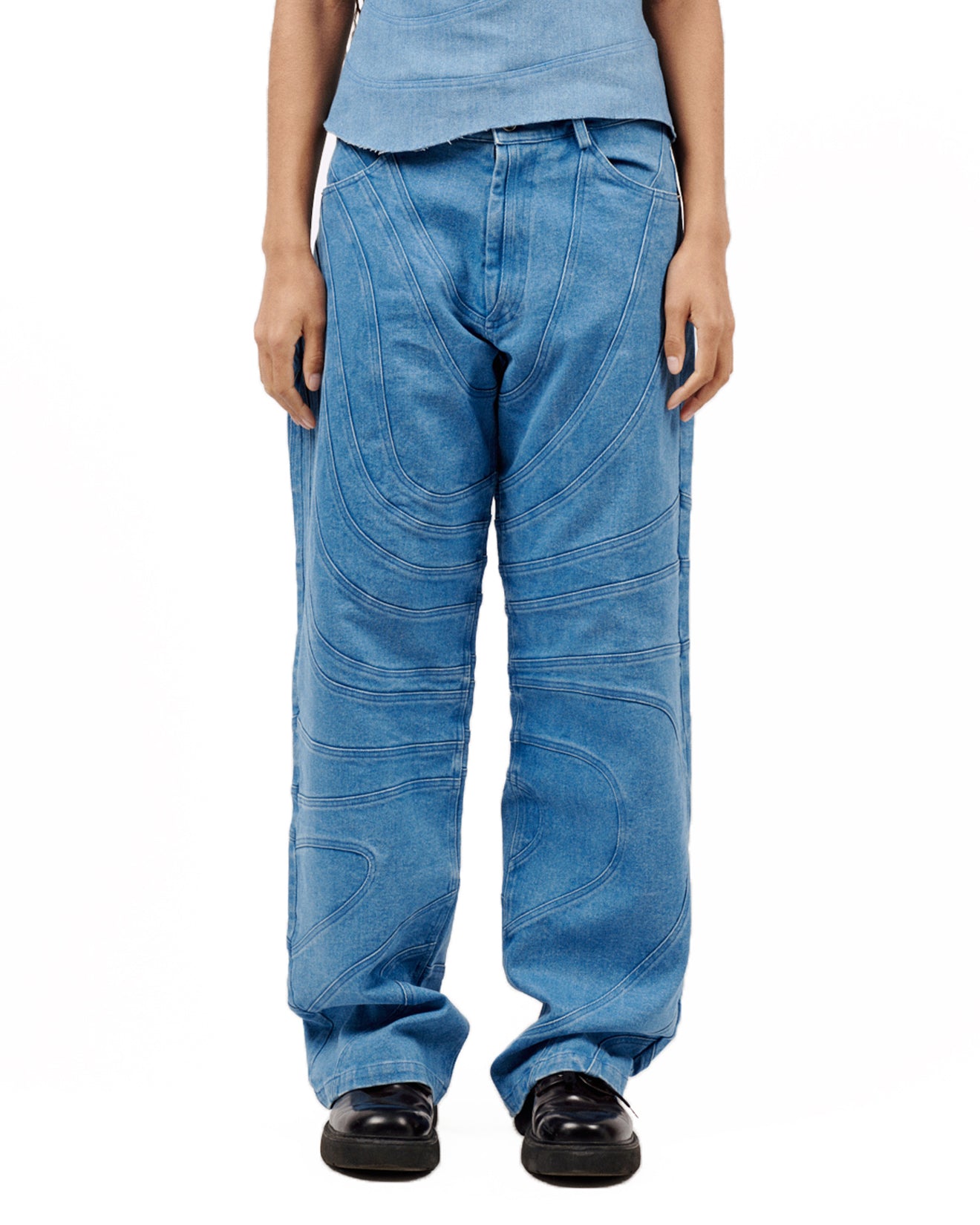Waves Denim Trousers