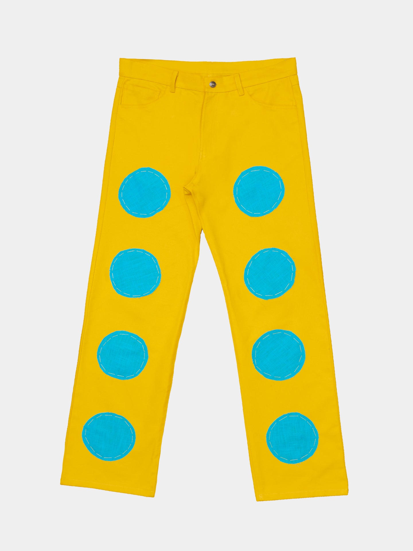 Circles Patchwork Trousers