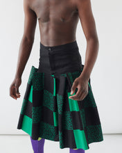 Load image into Gallery viewer, Pleated Patchwork circus skirt
